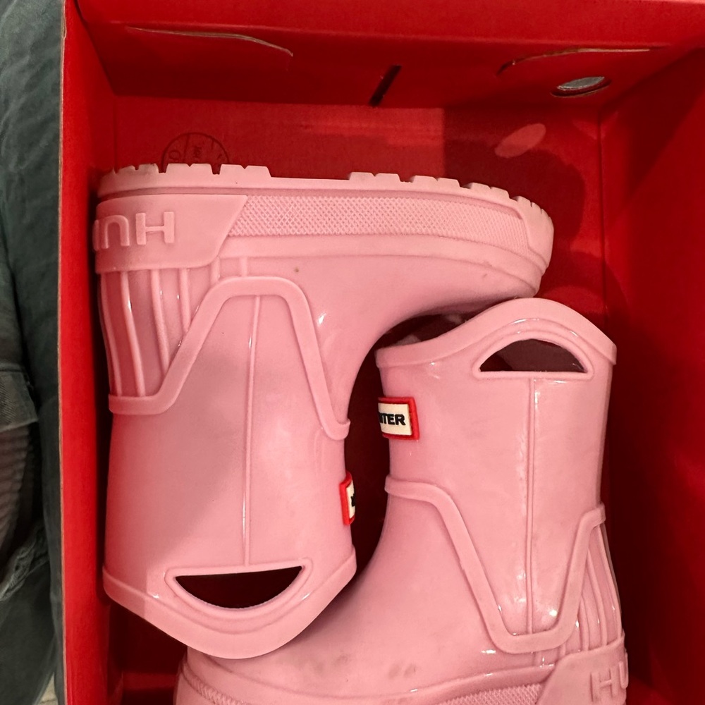 Hunter Kids Light Pink Rain Boots